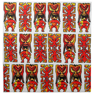 Mog Mog Tiki Warrior Cloth Napkin
