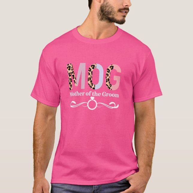MOG Mother Of The Groom Leopard Mama Of The Groom T-Shirt (Front)