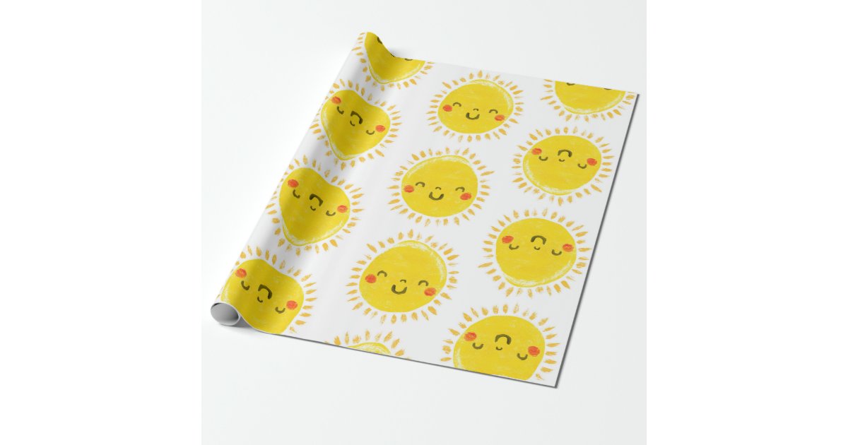 You Are My Sunshine in Yellow Wrapping Paper | Zazzle