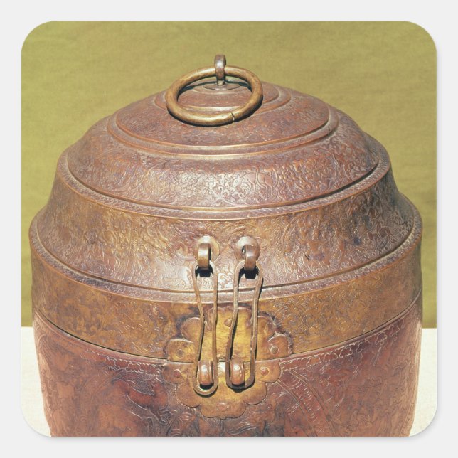 Moghul turban box square sticker (Front)