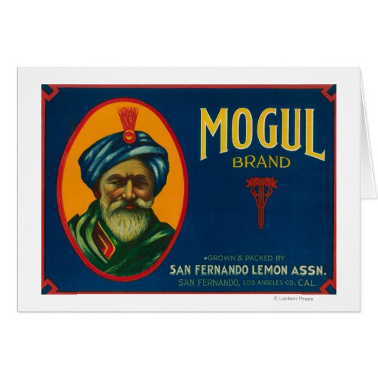 Mogul Lemon LabelSan Fernando, CA Cards (Front Horizontal)