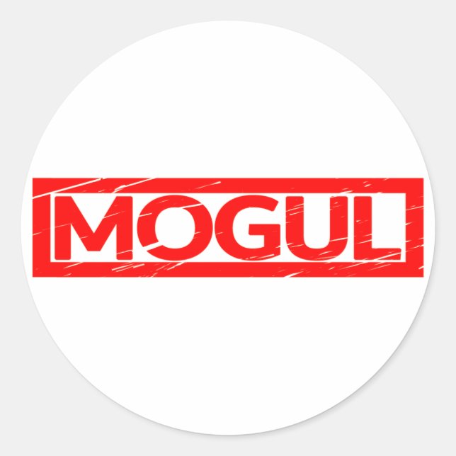Mogul Stamp Classic Round Sticker (Front)
