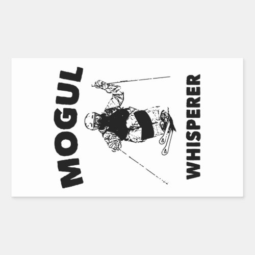 Mogul Whisperer Rectangular Sticker