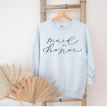 MOH Cute Script Bachelorette/Bridal Party Sweatshi Sweatshirt<br><div class="desc">We are always adding new designs daily!</div>