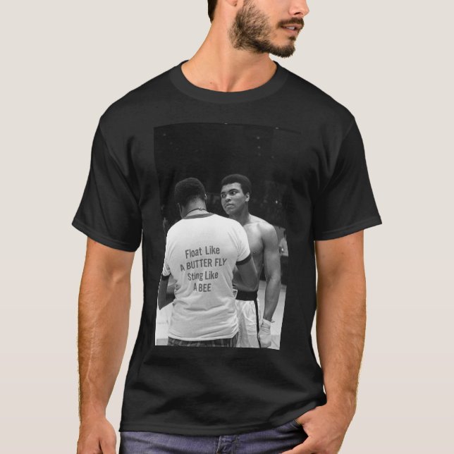 mohamed ali, float like a butter fly sting like a  T-Shirt (Front)