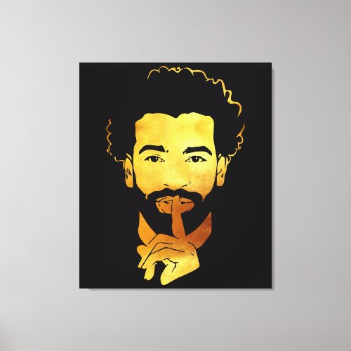 Mohamed Salah the Egyptian Kings Soccer Canvas Print