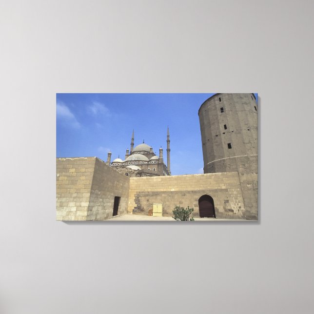 Mohammed Ali Mosque at the Citadel of Cairo, Canvas Print (Front)