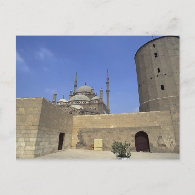 Mohammed Ali Mosque at the Citadel of Cairo, Postcard (Front)