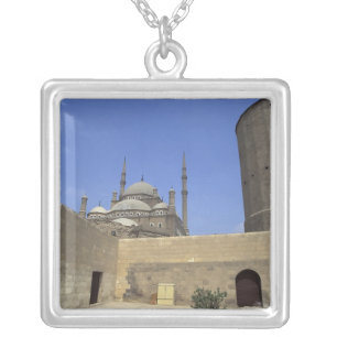 Mohammed Ali Mosque at the Citadel of Cairo, Silver Plated Necklace