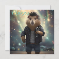 "Mohawk Capybara: Rockin' the River!"