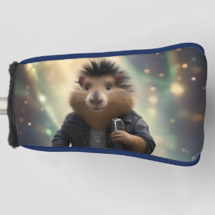 Mohawk Capybara Rockstar, Golf Putter Cover