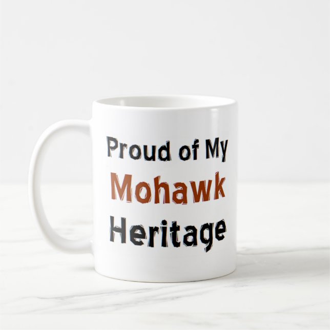 mohawk heritage coffee mug (Left)