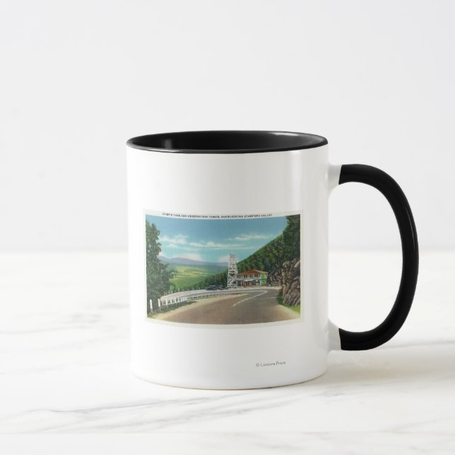 Mohawk Trail Hairpin Turn & Observation Tower Mug (Right)