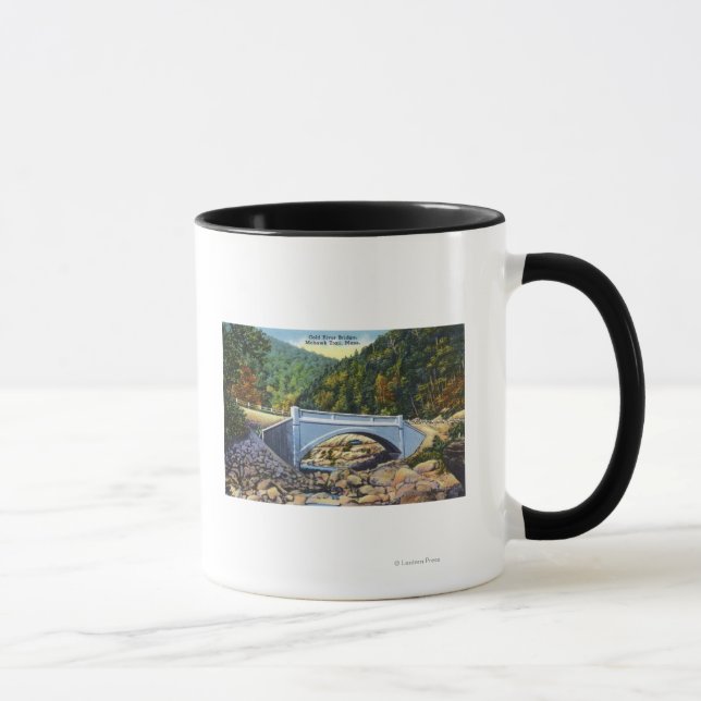 Mohawk Trail View of Cold River Bridge Mug (Right)