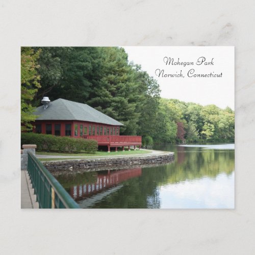 Mohegan Park Norwich CT _ Postcard