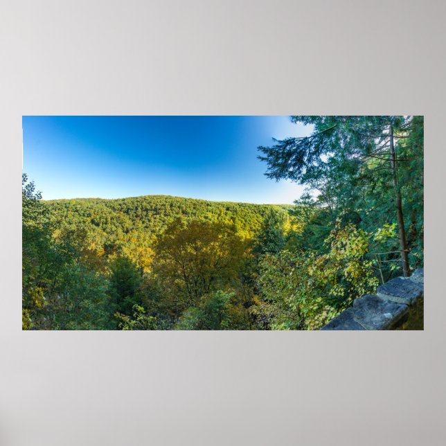 Mohican Gorge Overlook, Mohican State Park, Ohio Poster (Front)