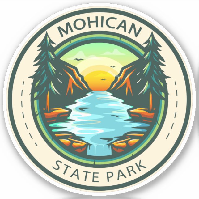 Mohican State Park Ohio Badge Sticker (Front)