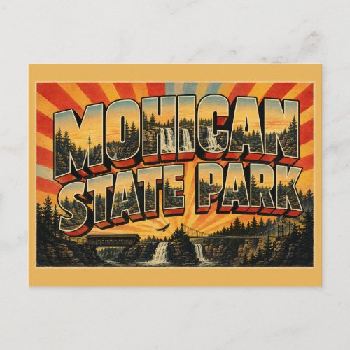 Mohican State Park Ohio Gorge Hemlock Waterfalls Postcard