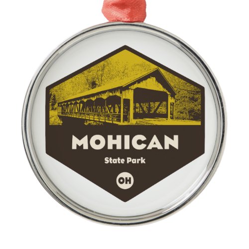Mohican State Park Ohio Metal Ornament