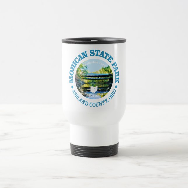 Mohican State Park Travel Mug (Center)