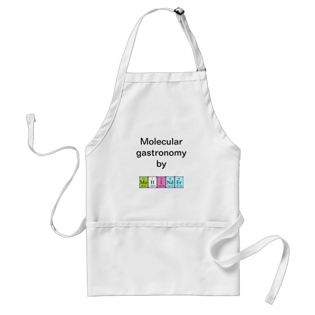 Mohinder periodic table name apron (Front)