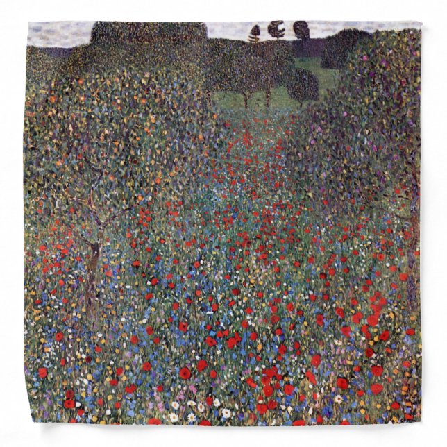 Mohnfeld, Gustav Klimt Bandana (Front)