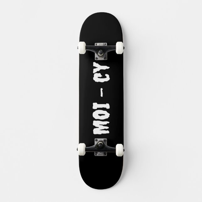 MOI - cy Complete Board in black (Front)