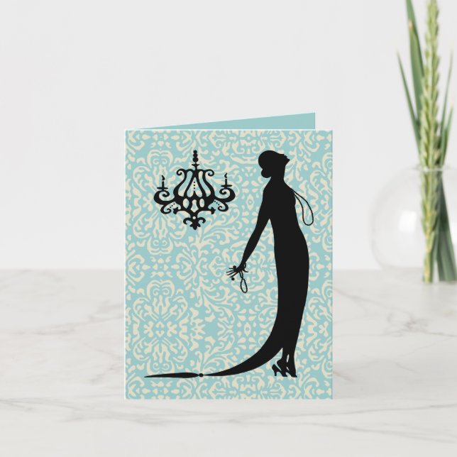 Moi Fashion Plate ~ Card / Invitations (Front)