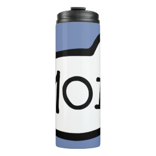 MOI! Finnish Greeting, Hello, Speech Bubble Thermal Tumbler