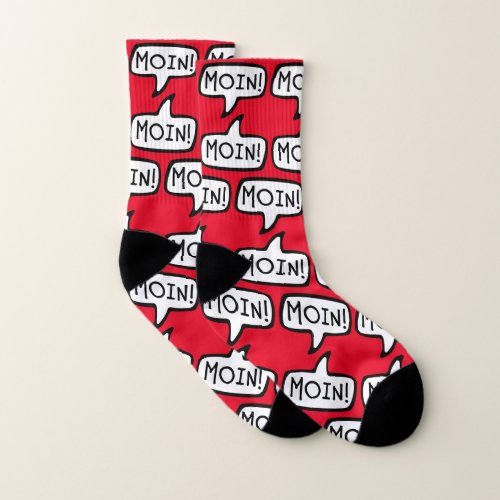 MOIN Low German Danish Frisian Greeting Hello Socks