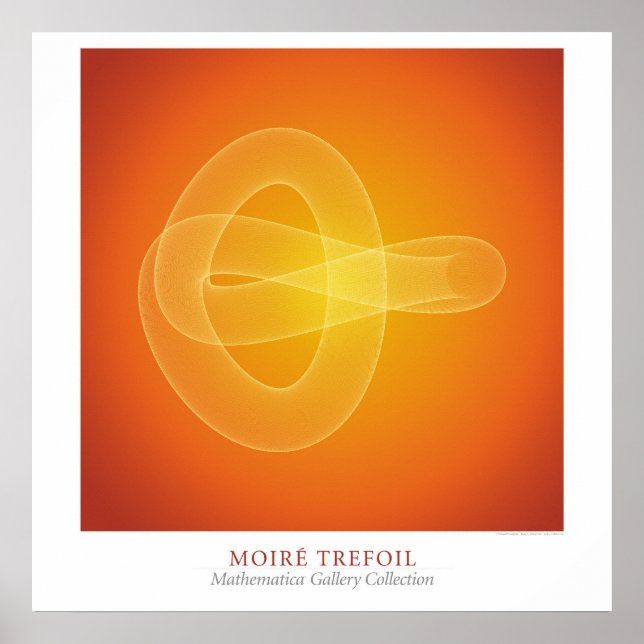 Moire Trefoil Poster (Front)
