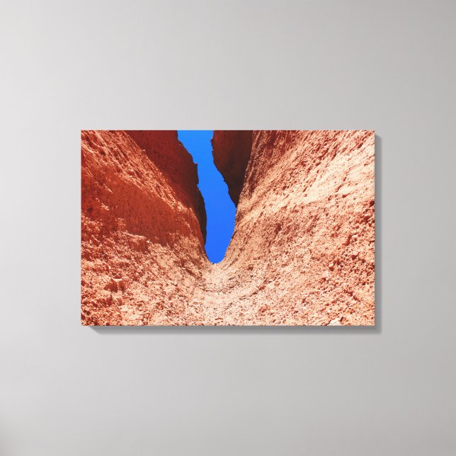 Mojave Desert Canyon Canvas Print (Front)