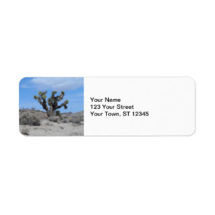 Mojave Desert Joshua Tree Label