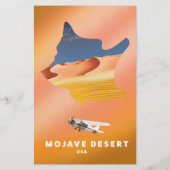 Mojave Desert USA map (Back)