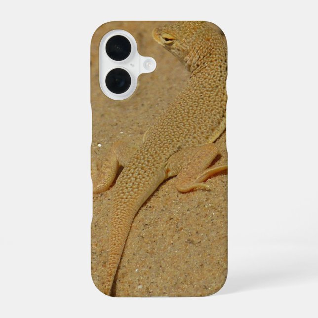 Mojave Fringe-Toed Lizard Iphone Case (Back)