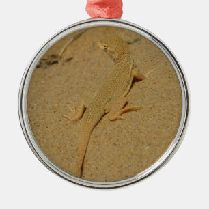 Mojave Fringe-Toed Lizard Metal Ornament