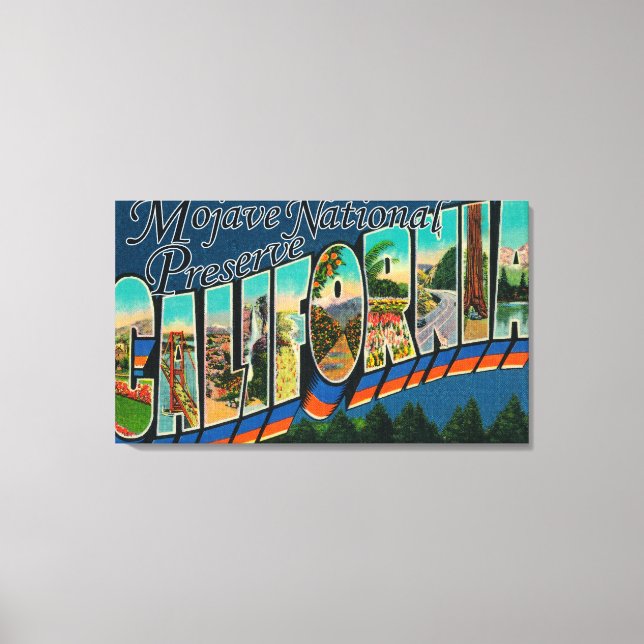 Mojave Nat'l Preserve, California Canvas Print (Front)