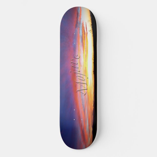 Mojave Sunset Skateboard Deck (Front)