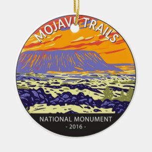 Mojave Trails National Monument Amboy Crater  Ceramic Ornament