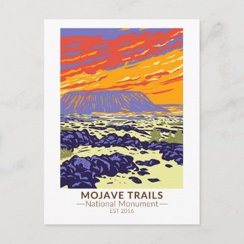 Mojave Trails National Monument Amboy Crater Postcard