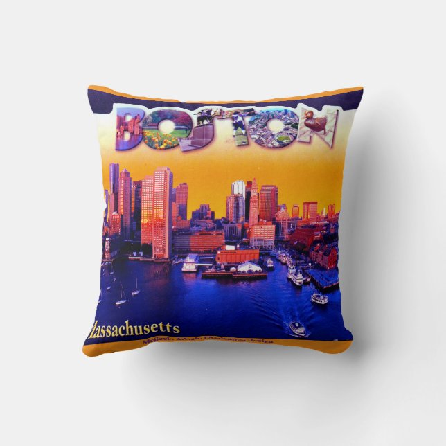 Mojisola A Gbadamosi Massachusetts - Customized Throw Pillow (Back)