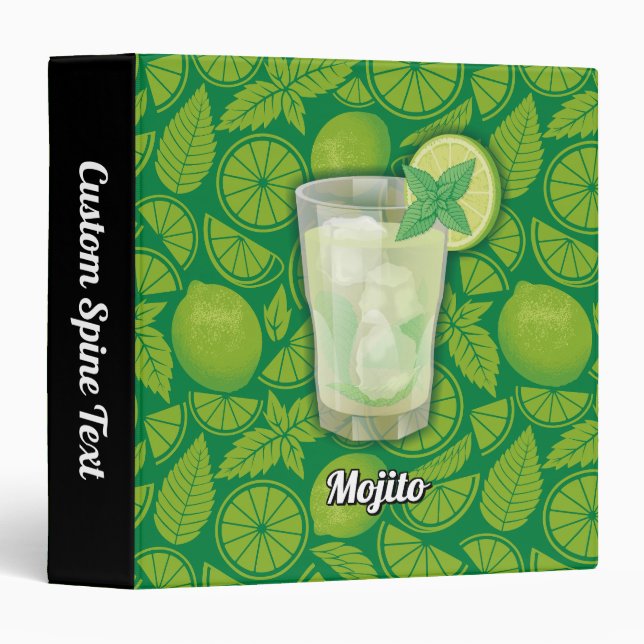 Mojito 3 Ring Binder (Front/Spine)