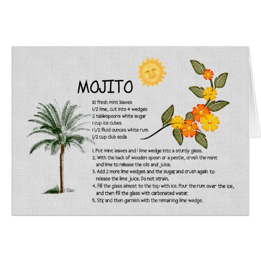 Mojito Cards (Front Horizontal)