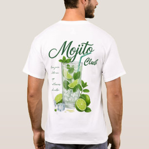 Mojito Club Cocktail Shirt   Lime Mint Drink Lover