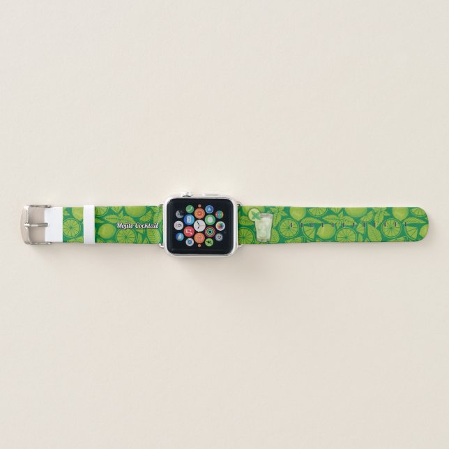 Mojito Cocktail Apple Watch Band (Front)