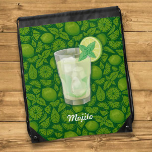 Mojito Cocktail Drawstring Bag