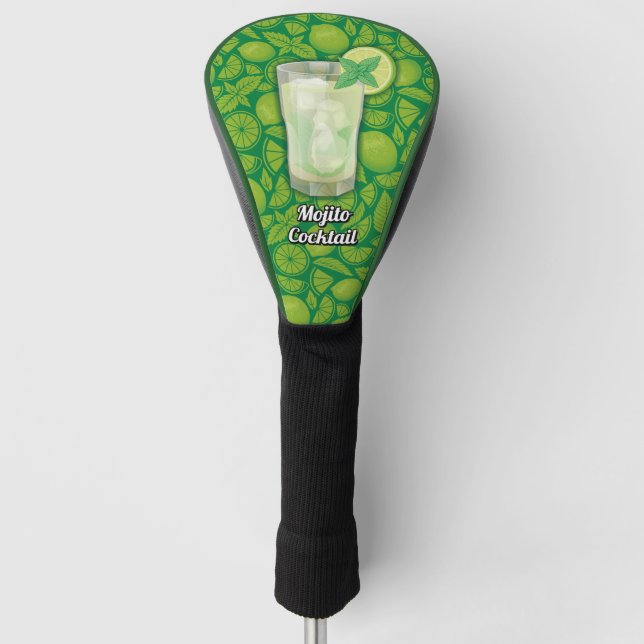 Mojito Cocktail Golf Head Cover (Front)