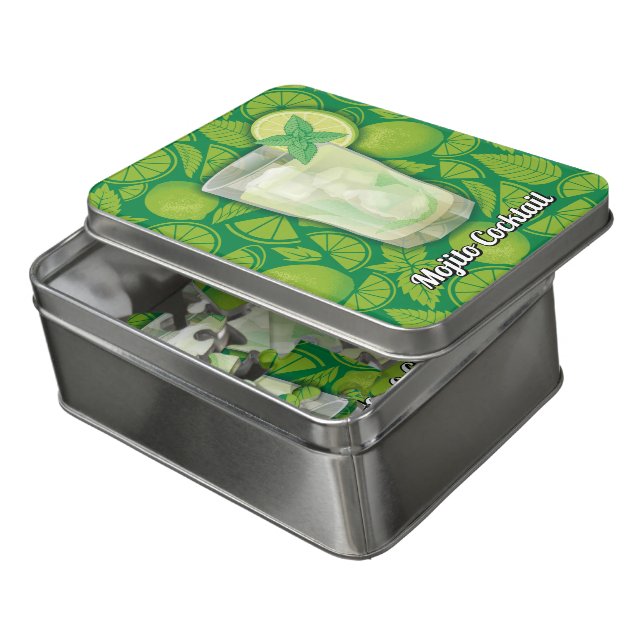 Mojito Cocktail Jigsaw Puzzle (Lid Open)