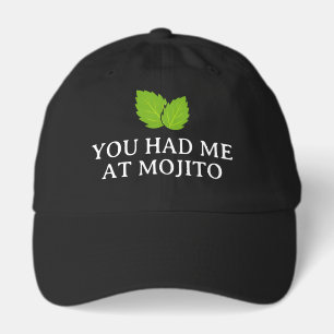Mojito Cocktail lover hat with funny quote