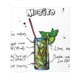 Mojito Recipe Invitations Cards Stationery Zazzle